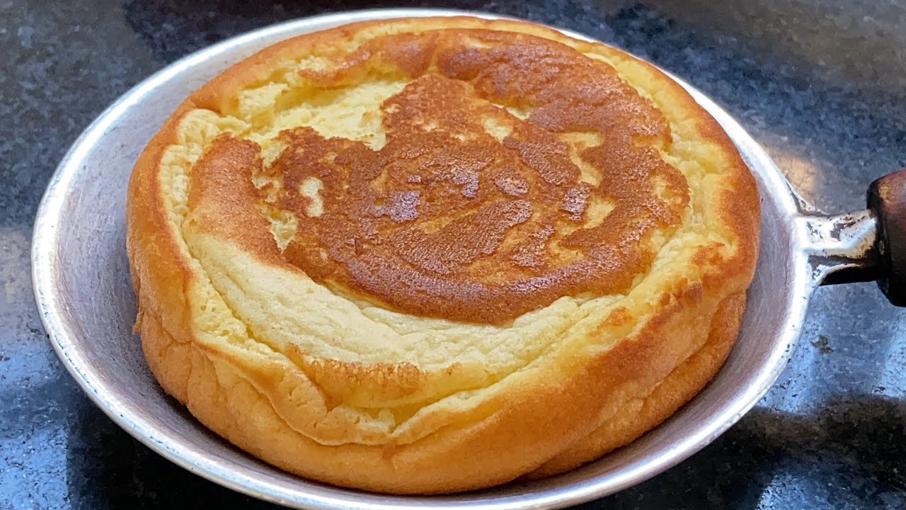 PÃO COREANO DE FRIGIDEIRA COM 1 OVO