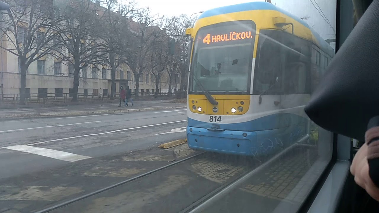 Košice-Jazda linkou 6| Spoločenský Pavilón-Staničné námestie| TWT Pragoimex Vario LF2+