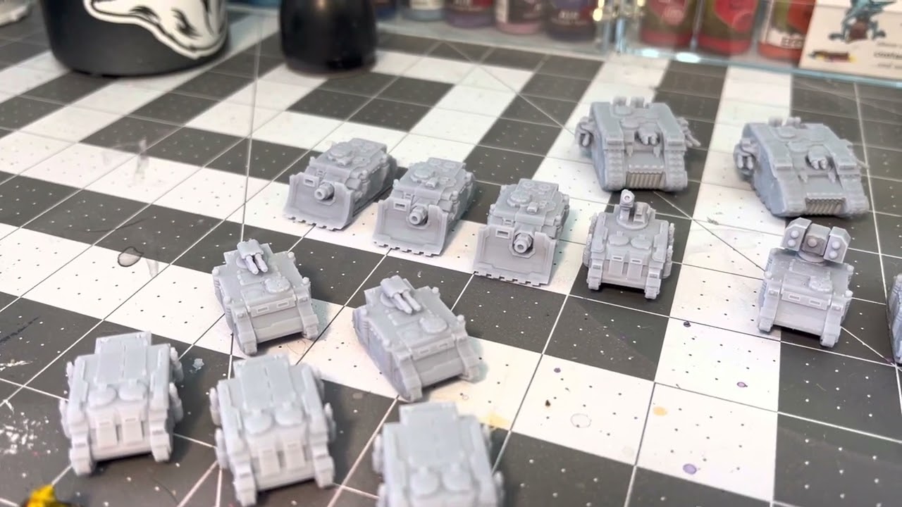Epic 40K Imperial Fists Army 3D Print and Build