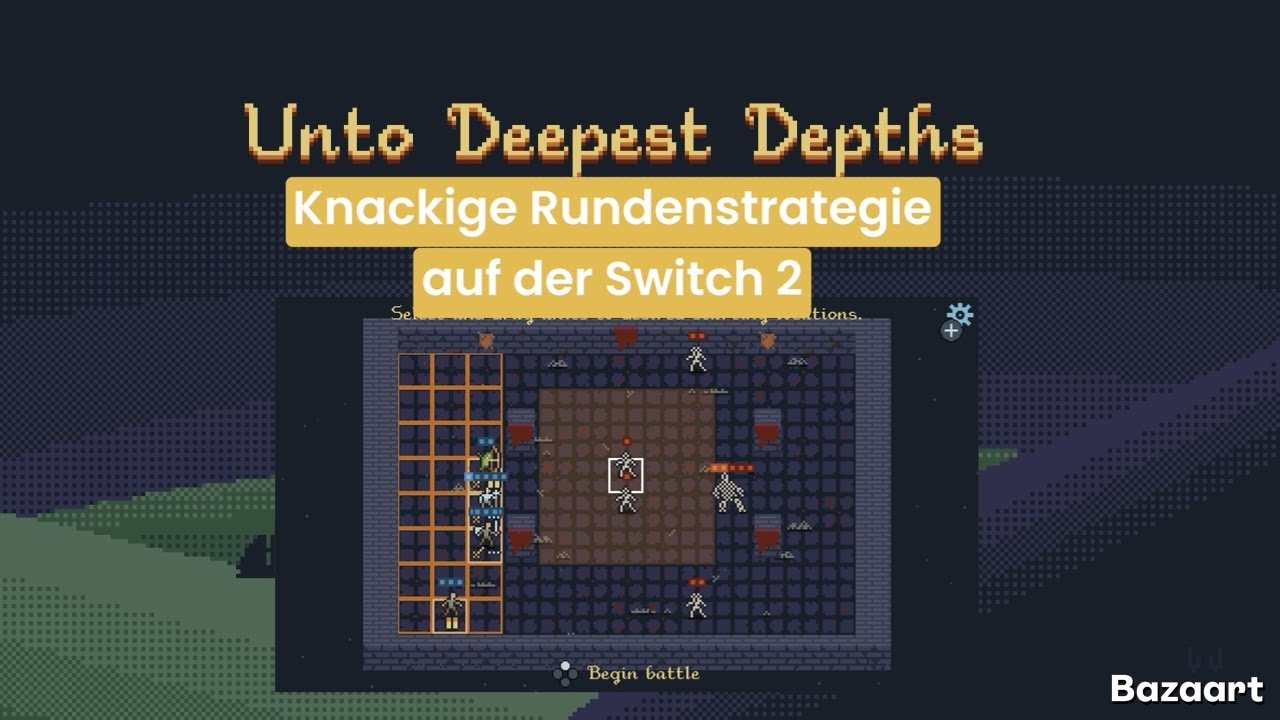 Unto deepest depths, Flynn´s Arcade, MCCollumGames, Switch 2 Version, review deutsch / german