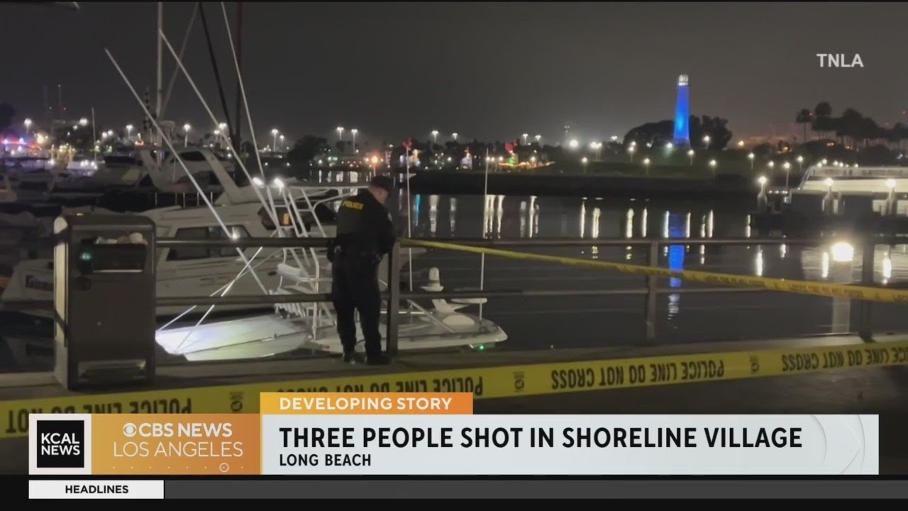 3 people shot in Long Beach Shoreline Village