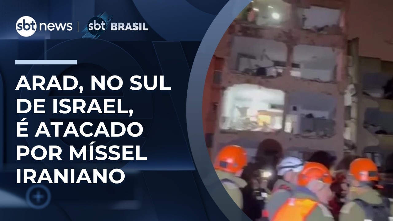 Ir&atilde; ataca Israel com m&iacute;sseis e deixa dezenas de feridos | #SBTBrasil