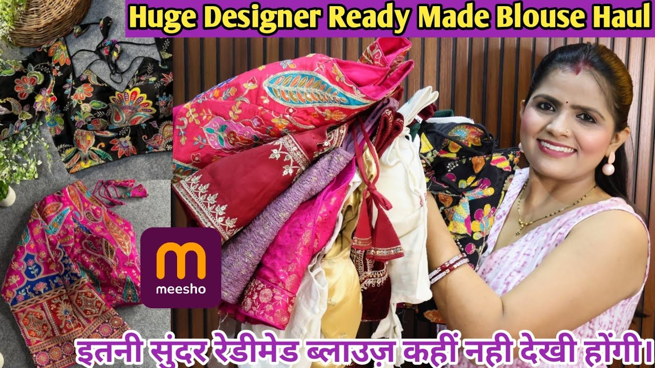💖Meesho Designer Readymade Blouse Haul 2026💃 | Partywear & Wedding Collection
