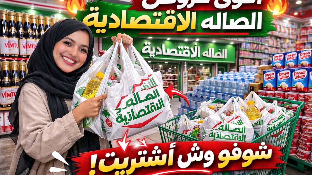 جولة تسوق كاملة في الصاله الاقتصادية بجدة حي الصفا🛒🔥 شوفوا وش اشتريت وأسعار المواد الغذائية🛍️ 