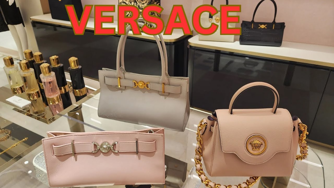 ❤️‍🩹❤️‍🩹SHOPWITHME AT VERSACE STORE | VERSACE MEDUSA TOTE BAG | HANDBAG BAG | CROSS BODYBAGS!! ❤️‍🩹