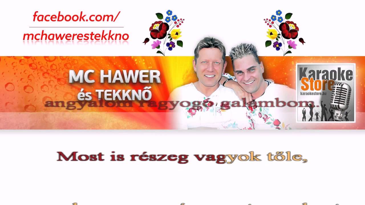 MC Hawer &eacute;s a Tekknő - V&ouml;r&ouml;sbort ittam az este (Karaoke)