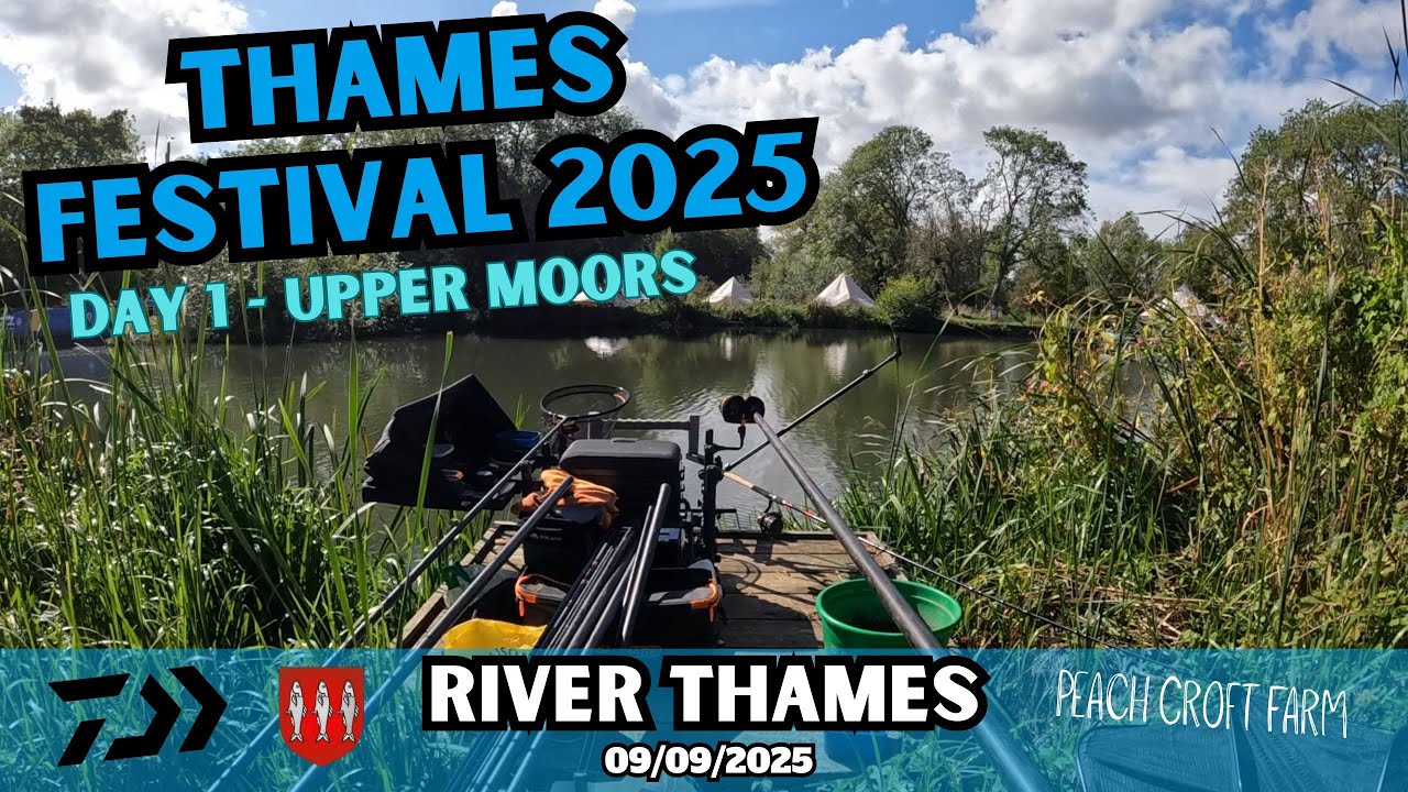 Фестиваль Thames Festival 2025, день 1 — Верхние болота | Тактика ловли на плотву и окуня | 09.09...