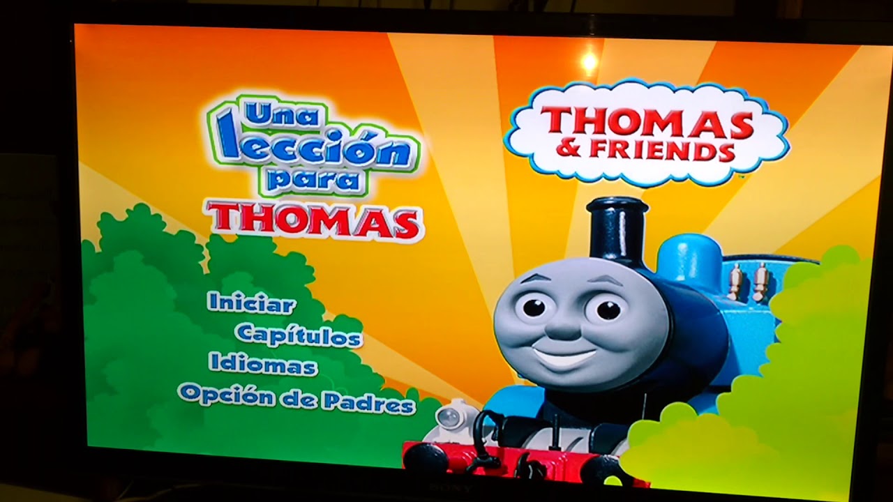 Thomas Y Sus Amigos - Una Lección Para Thomas Dvd Menú