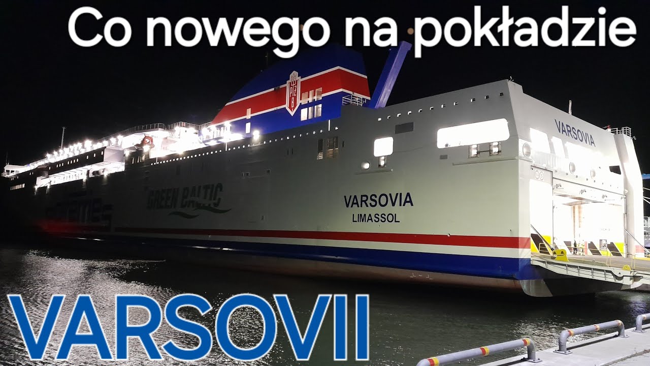 Zapraszam na pokład promu VARSOVIA | What's new on board the VARSOVIA ferry | Ferries Channel 
