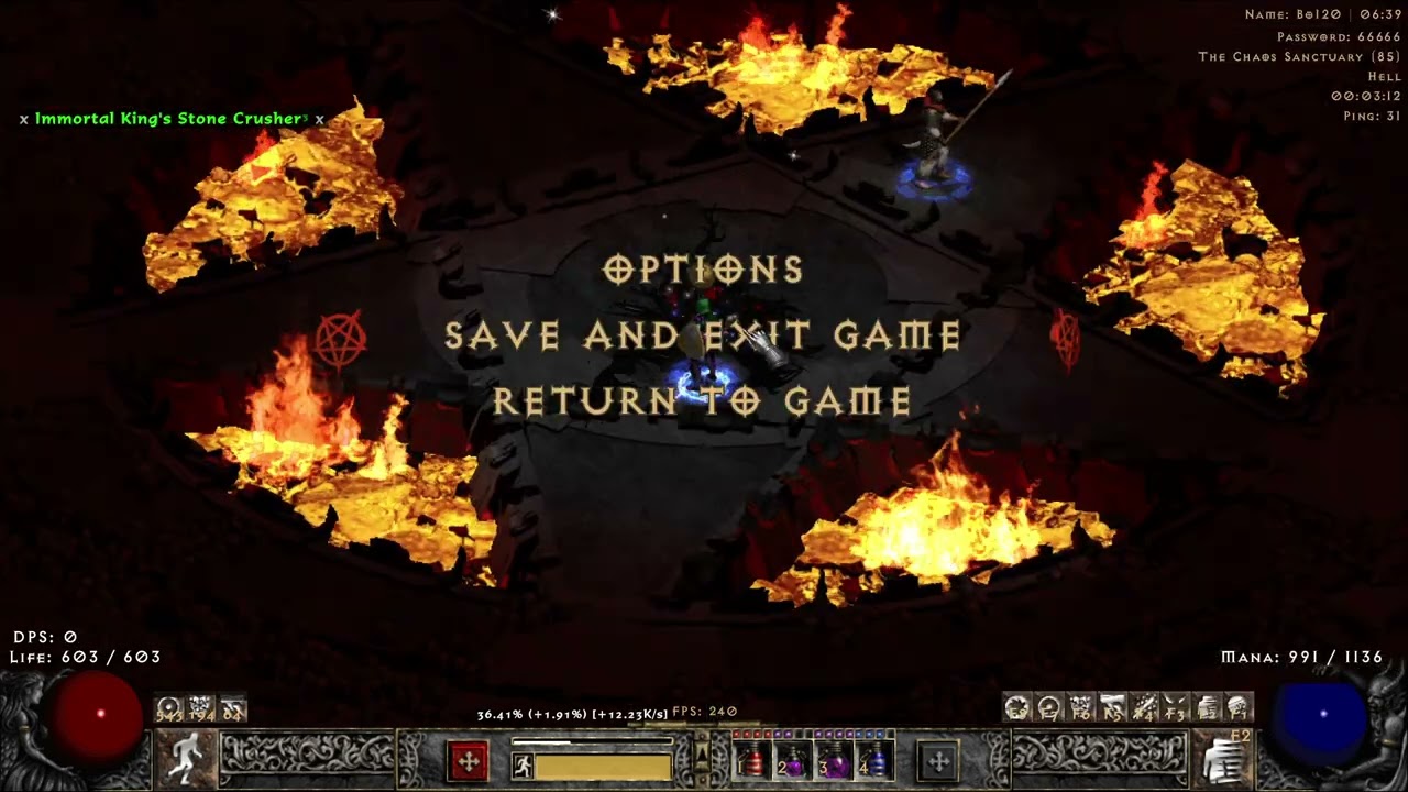 Project Diablo 2 | PD2 | Frozen Orb Sorc | Chaos run 2