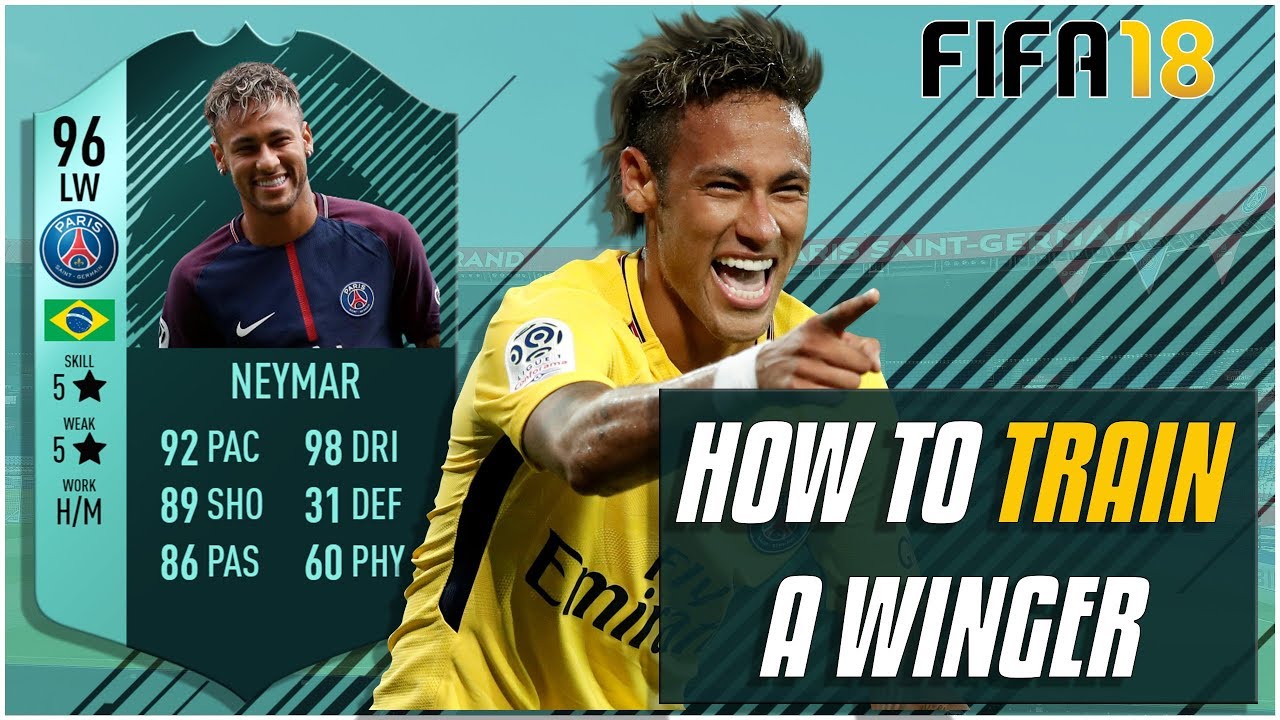 How to Train a WINGER in Fifa 18 Career Mode - Training Tutorial