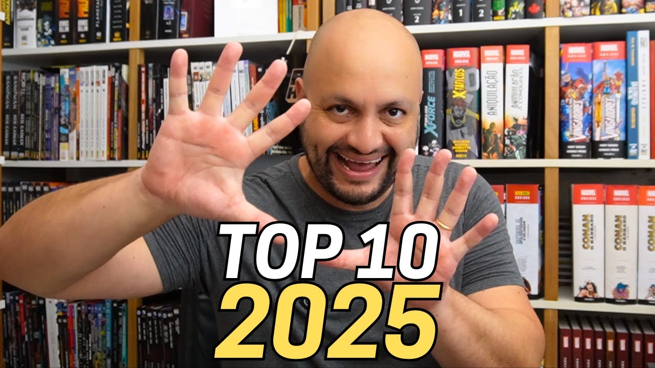 10 MELHORES HQS (Graphic novels + mangás) de 2025