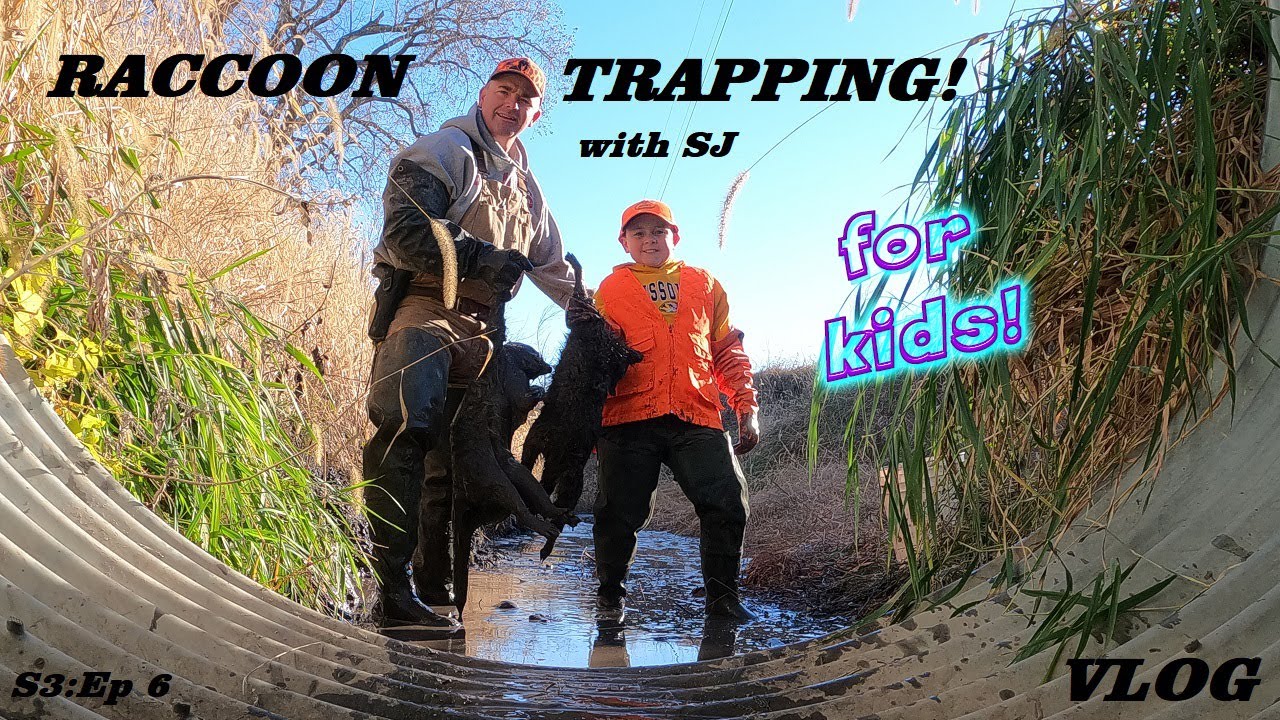 Kids Trapping Episode | RACCOON TRAPPING w/SJ | S3:Ep 6