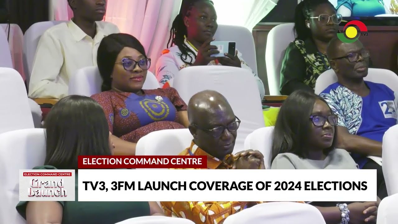Group CEO of Media General Beatrice Agyemang unveils TV3/3FM the new Election Command Centre