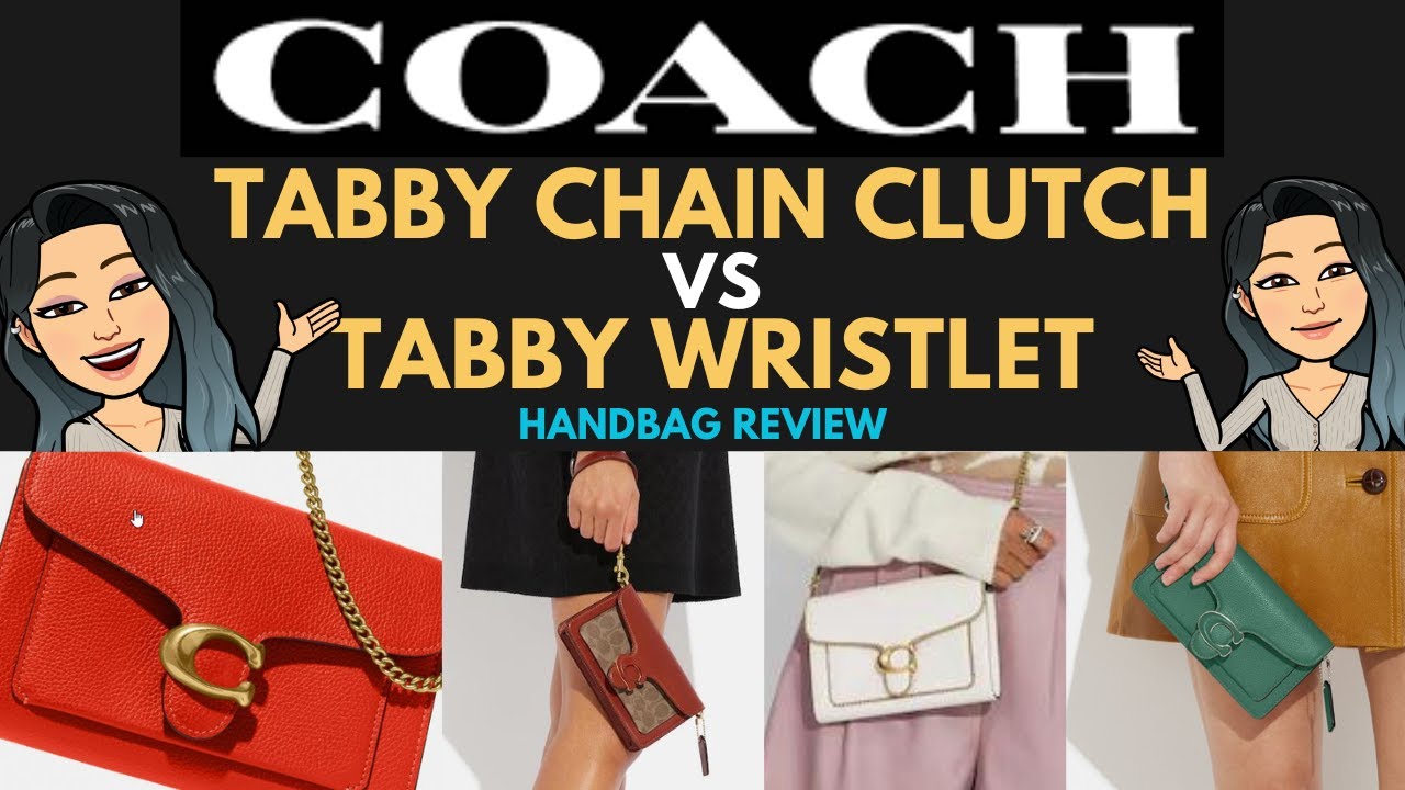 COACH TABBY WRISTLET REVIEW VS TABBY CHAIN CLUTCH ❗❗❗NEW at Coach? Coach Addicts Coach Handbags