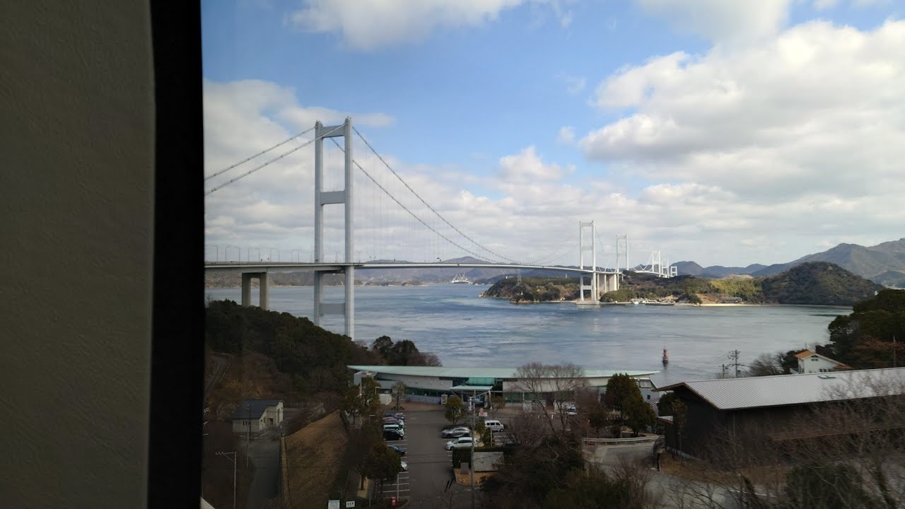 【 しまなみ海道 】高速バスからの車窓風景