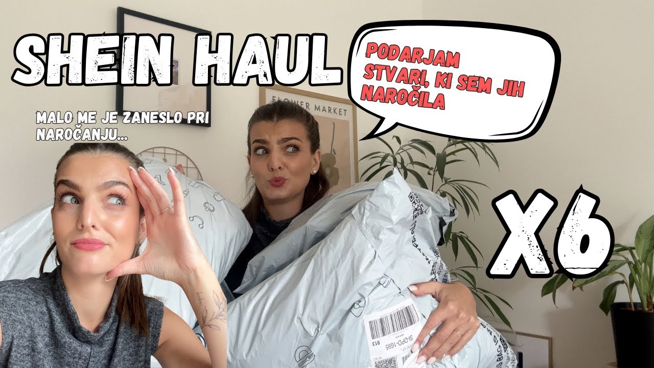 SHEIN HAUL / darilo zate ❤️ l Kaja Muhič Karba