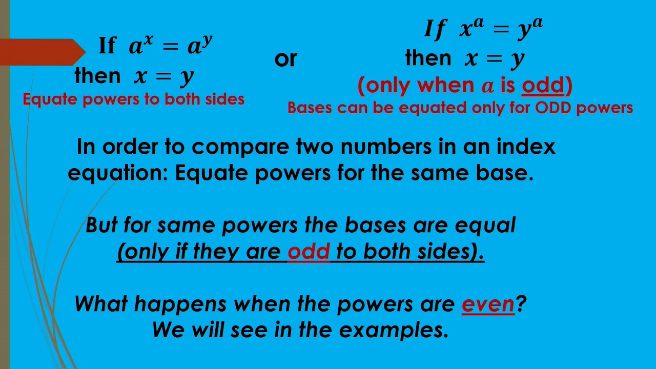 Mathematics G9 Indices Pt 2