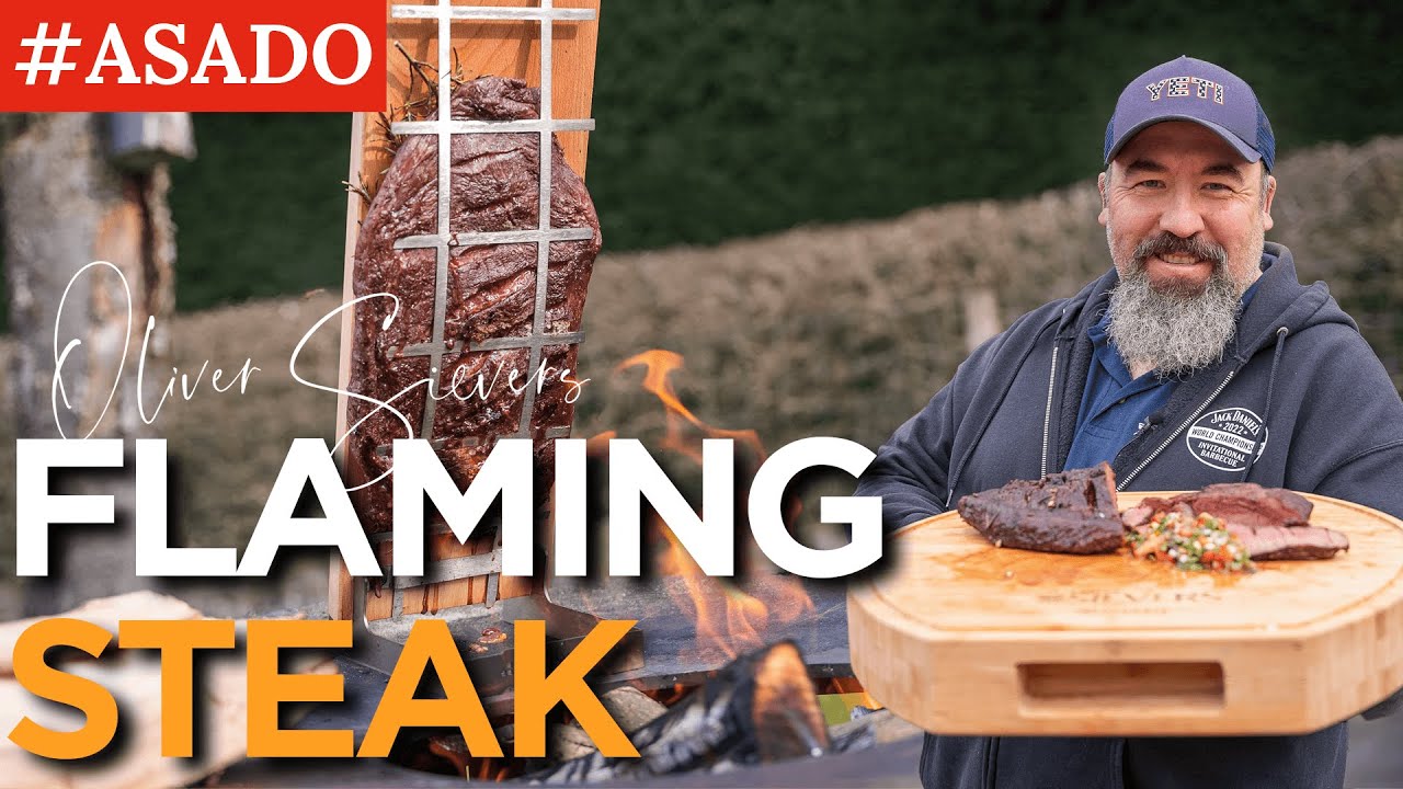 FLAMING FLAT IRON STEAK 🔥🥩 Perfekt gegrillt auf dem Flammlachsbrett!