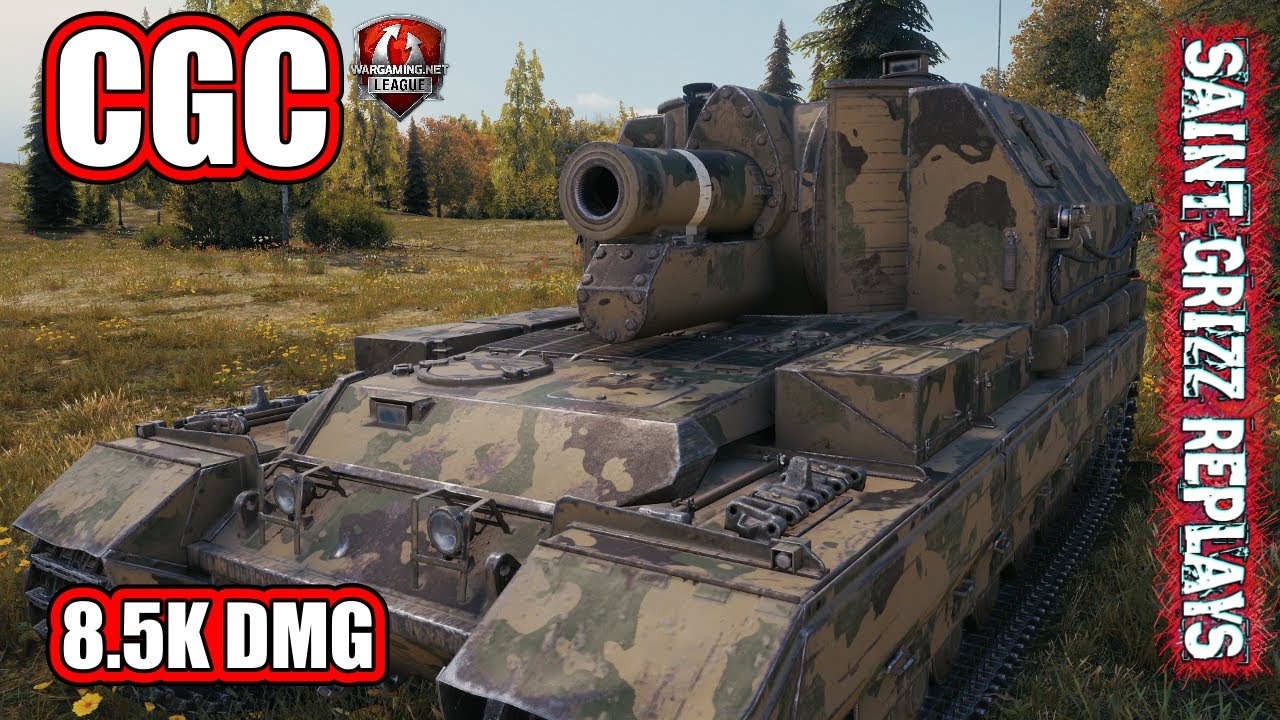 WoT Conqueror GC Gameplay &diams; Huge 8.5k Dmg &diams; SPG Arty Review