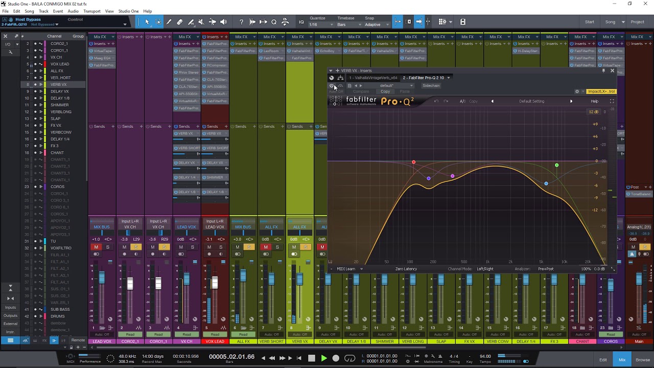 Mezclando la voz Lead (efectos,reverb, delay)