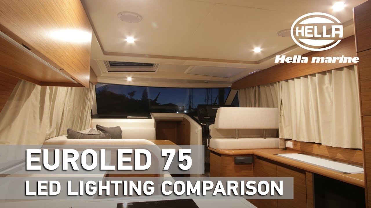 Comparing LED Lights in a Boat Interior