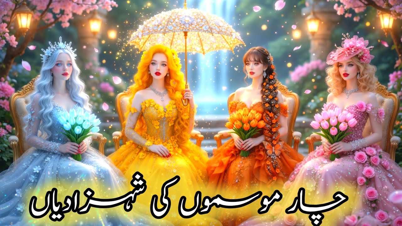 Four Seasonal Princesses💔💔 | Urdu Stories | Hindi Fairy Tales | #fairytalesstory #urdufairytales