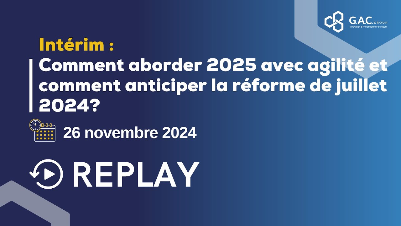 Replay webinar - Performance RH | Intérim : comment aborder 2025 avec agilité ?