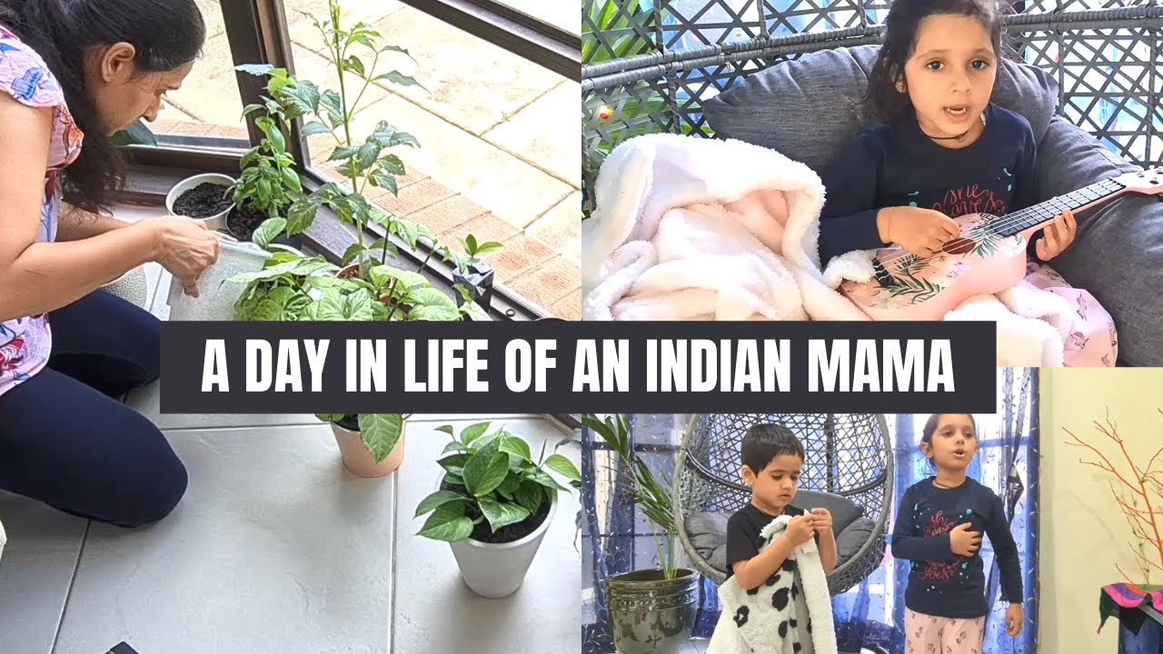 DAY IN LIFE OF AN INDIAN MAMA 2020 | A Relaxing Day when Kids are not Around + Kids Evening Routine