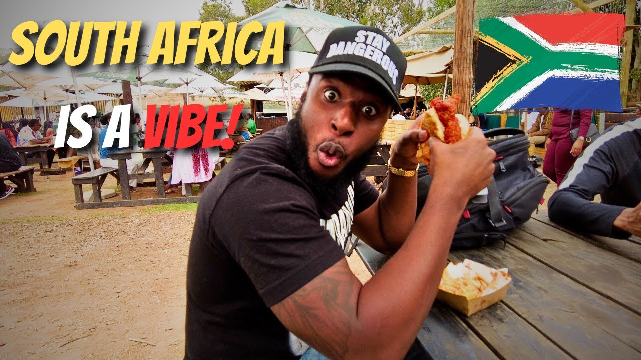 Black Americans Visit Fourways Farmers Market In South Africa