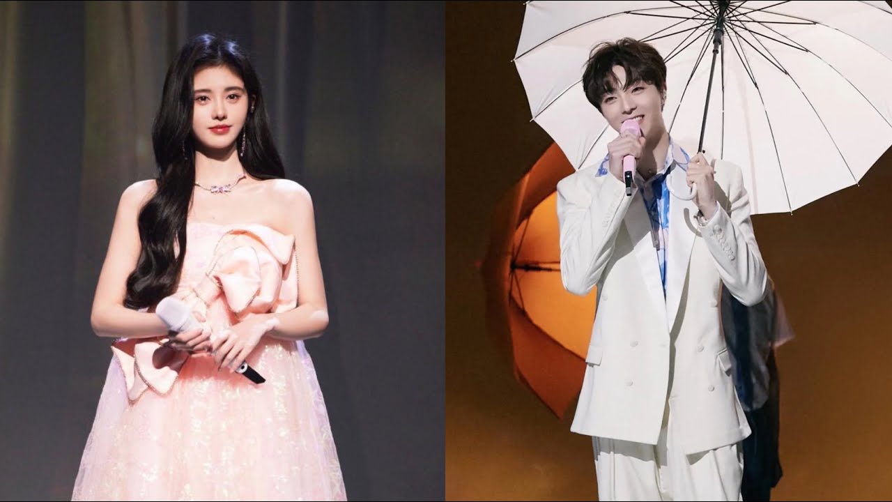 #芒果年货节 陈立农、鞠婧祎合唱《花海》太绝了，俊男美女养眼舞台
