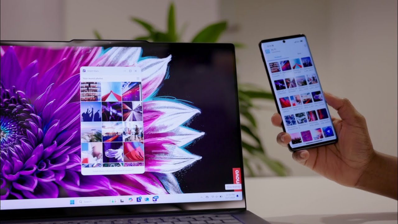 Lenovo Aura Edition (2025) &ndash; Smart Share for Seamless Cross-Platform Photo Sharing