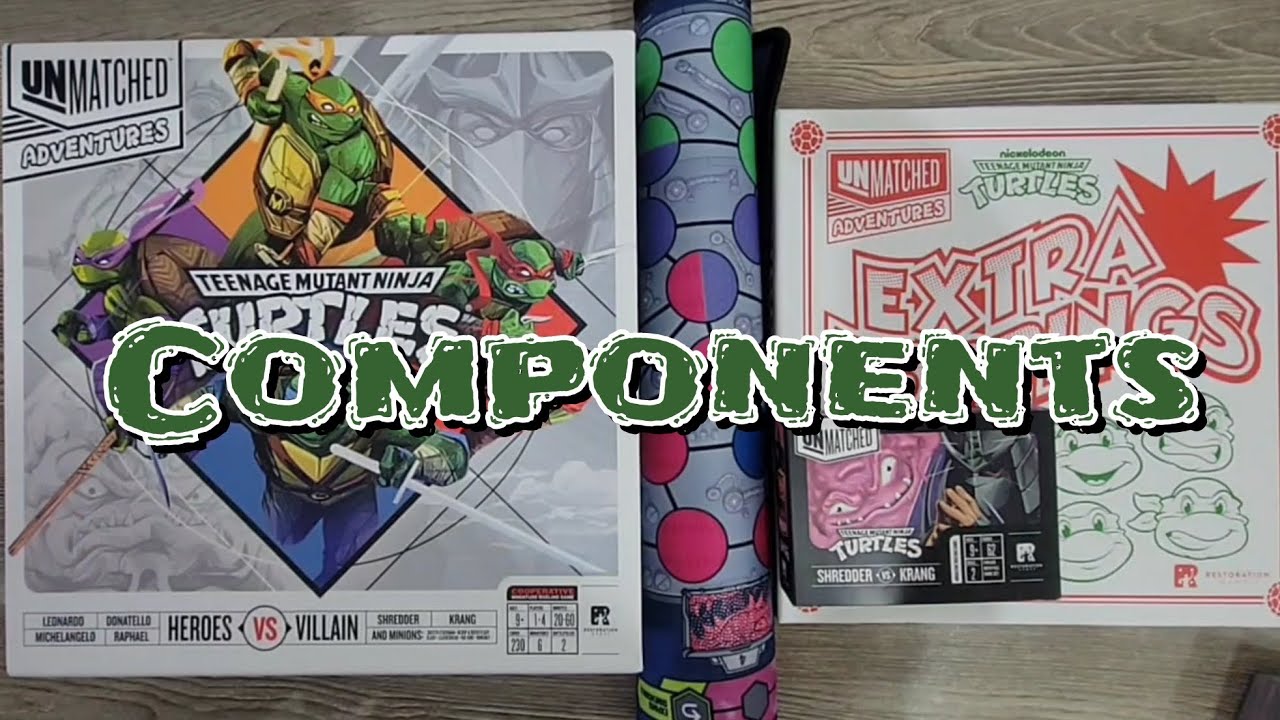 Unmatched TMNT components/unboxing 