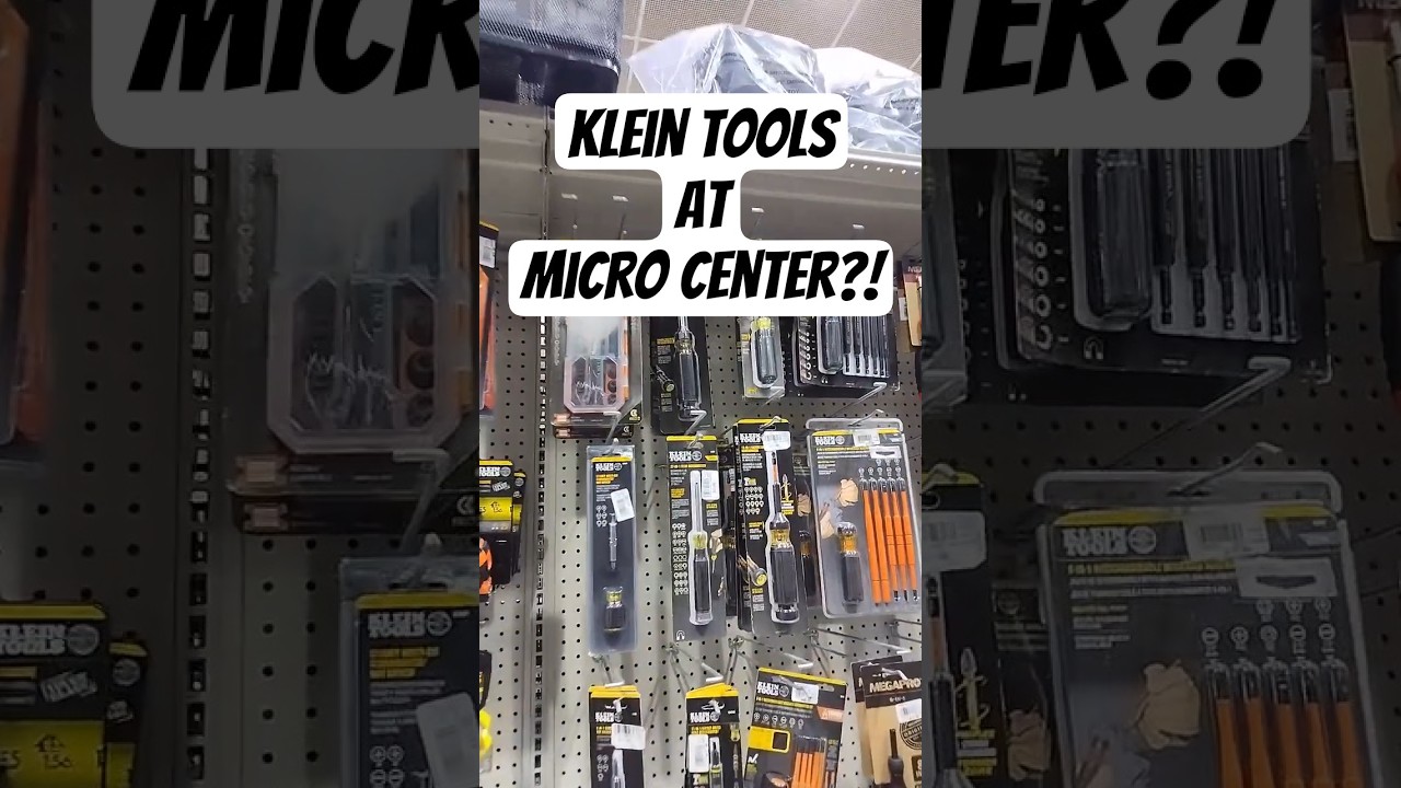 Klein Tools Now at Micro Center! Tool Aisle Surprise 🔧