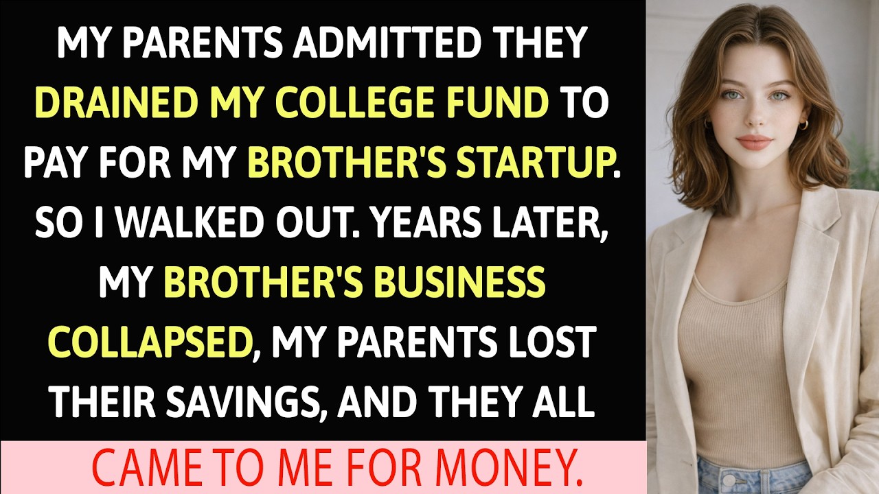 My Parents Admitted They Drained My College Fund To Pay For My Brother…