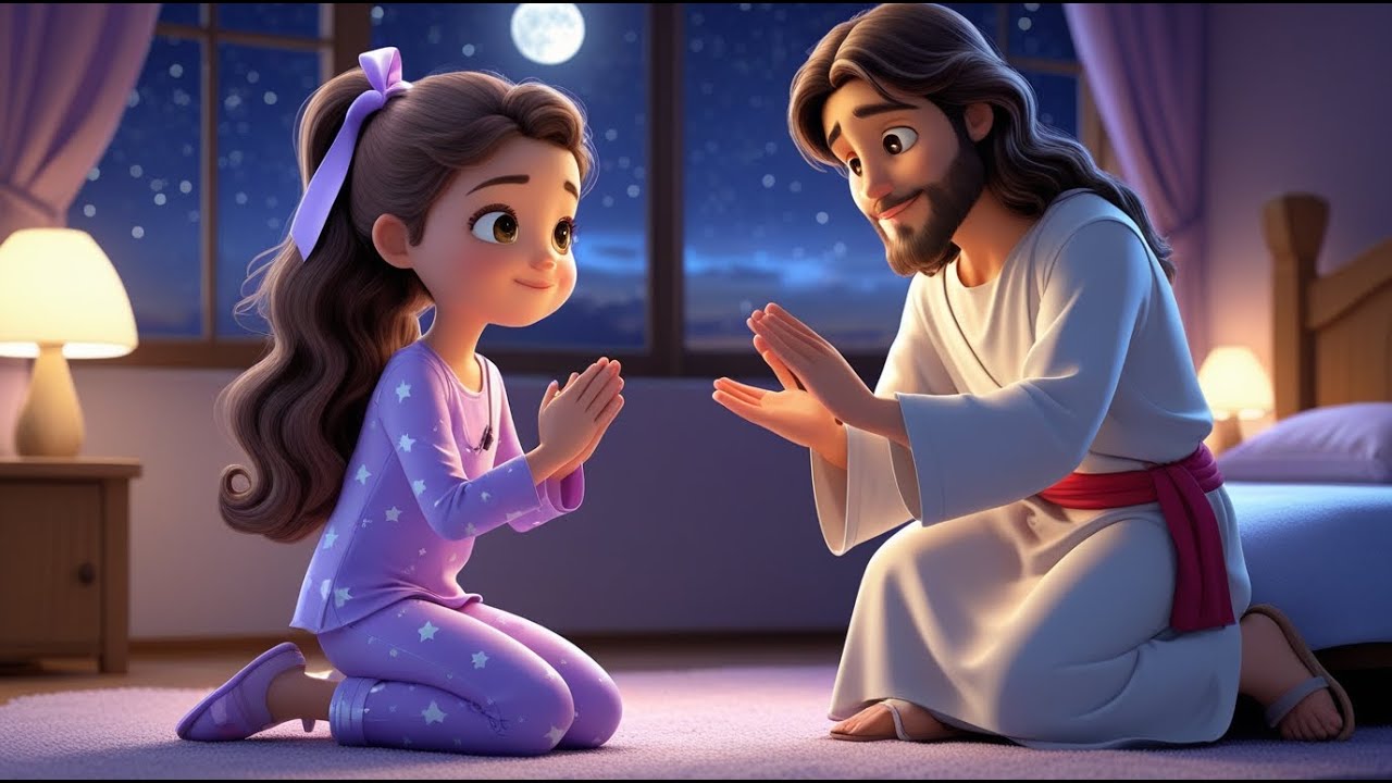 Música ORAÇÃO DA NOITE- Música Cristã/Gospel Infantil #desenhosanimados