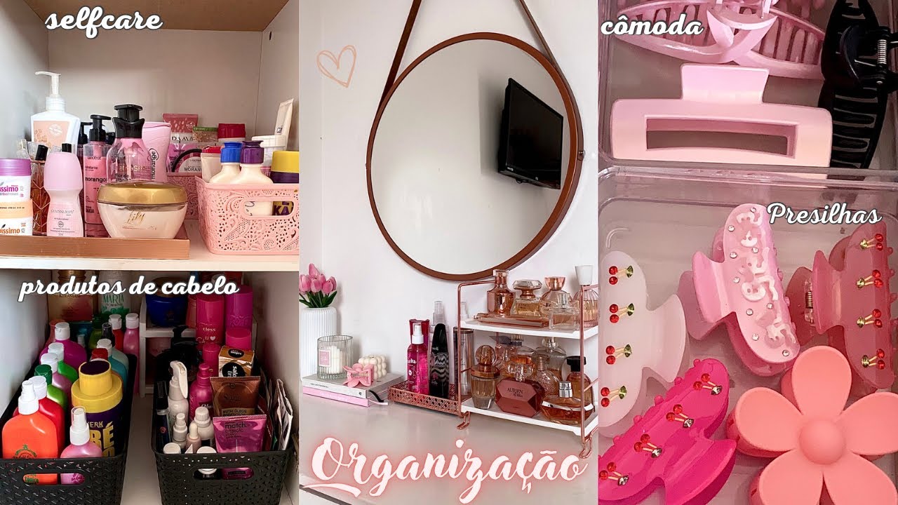 Organizando produtos de beleza 🫧🧴🌸 cabelo, corpo, perfumes e mais 🧴