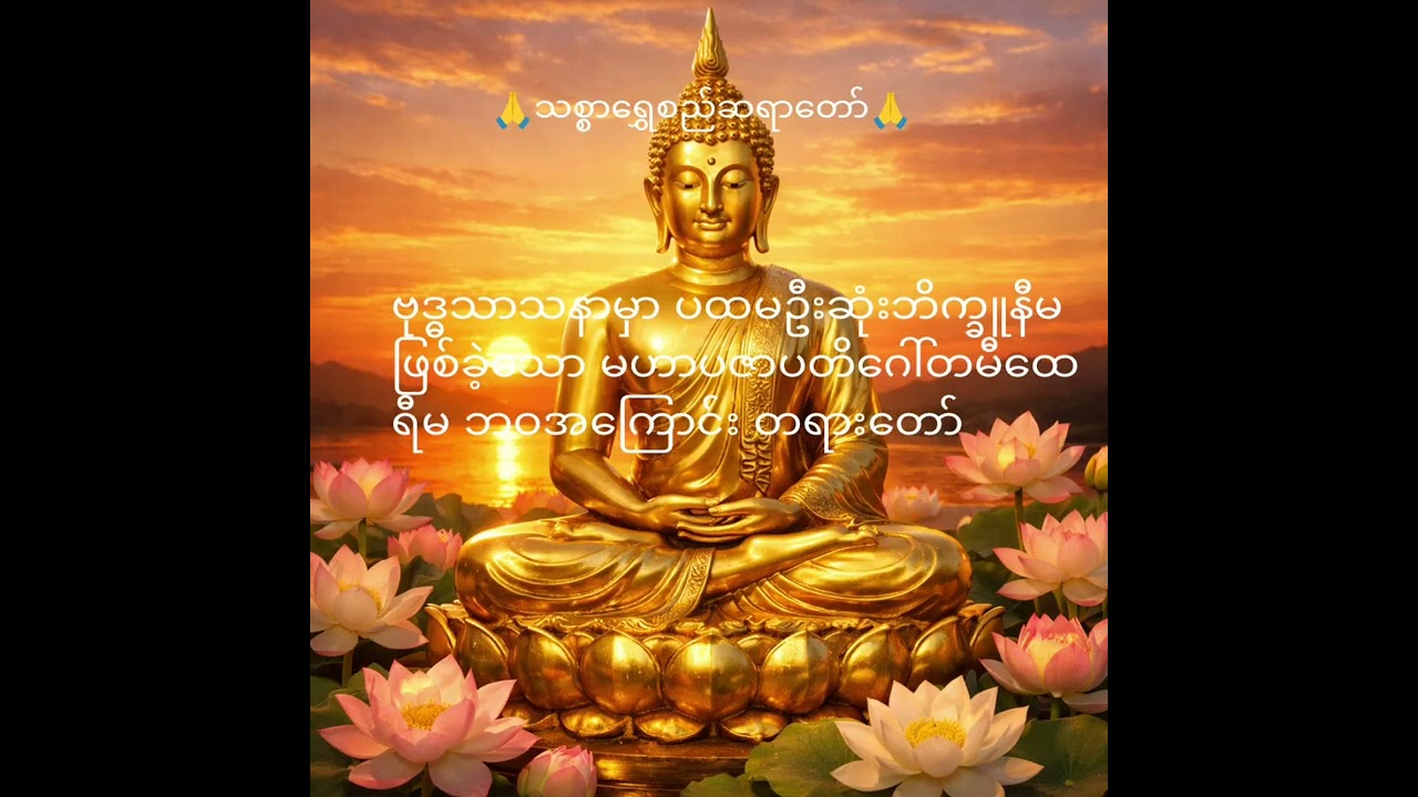 ဗုဒ္ဓသာသနာမှာ ပထမဦးဆုံးဘိက္ခူနီမ  မဟာပဇာပတိဂေါ်တမီထေရီမ #ဂေါ်တမီတေရီမ #တရာတော် #သစ္စာရွှေစည်ဆရာတော်