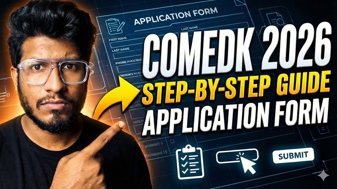 Step-by-Step Guide for COMEDK Registration | How to fill the Application form for COMEDK 2026