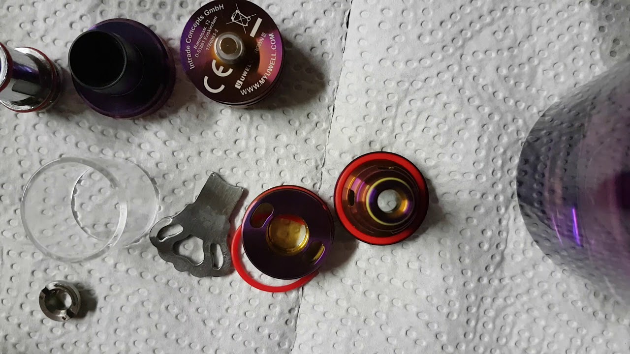 Crown III von Uwell zusammenbauen glas wechseln