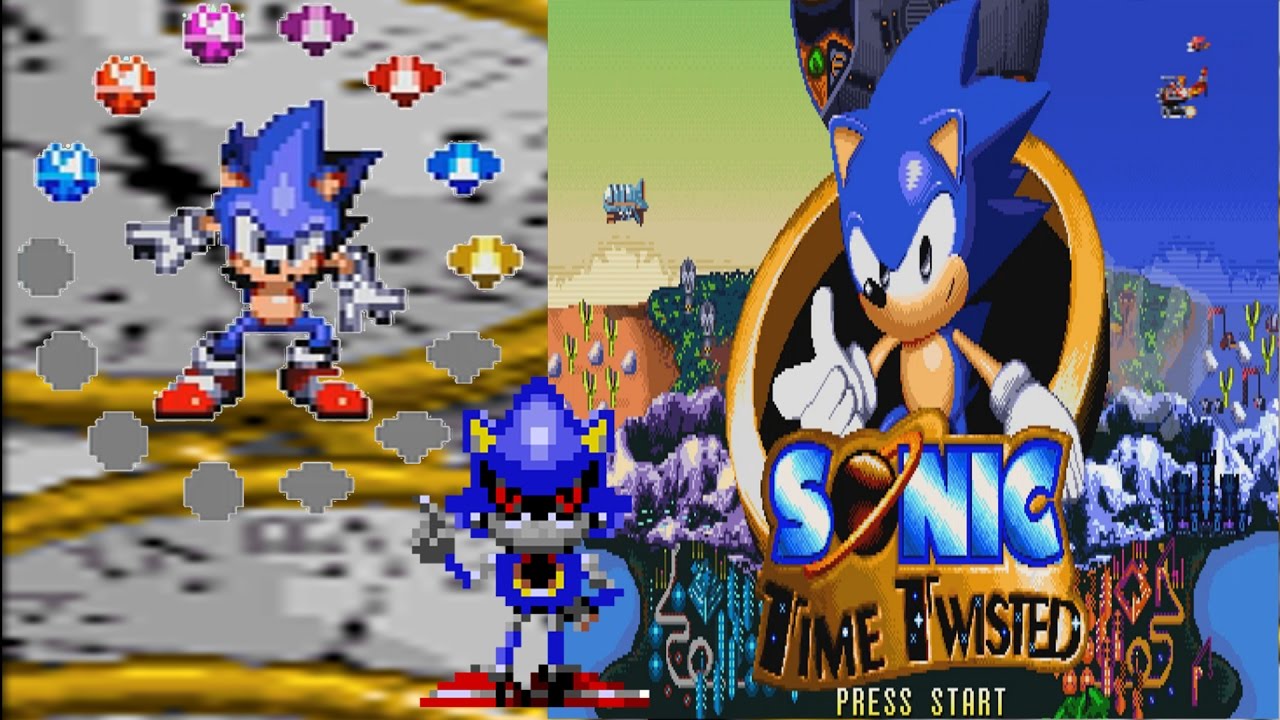 Sonic Time Twisted | Chaos Emerald & Time Stone hunting in Attraction Attack Zone | part 1