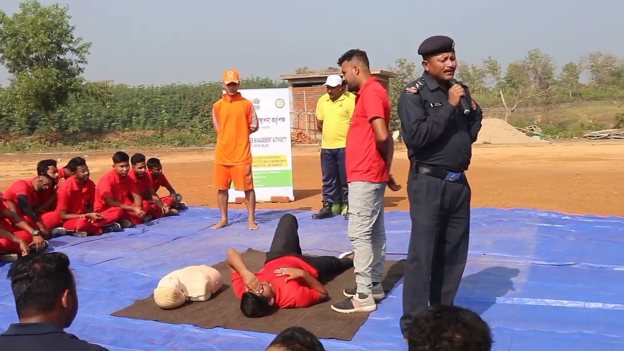 Mock-Drill on Flood Management held on 29th Dec.20122 conducted by DDMA, South Tripura