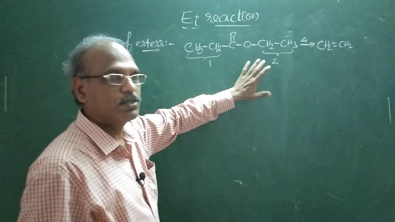 Ei Reaction, Elimination internal, (Elimination Reactions)