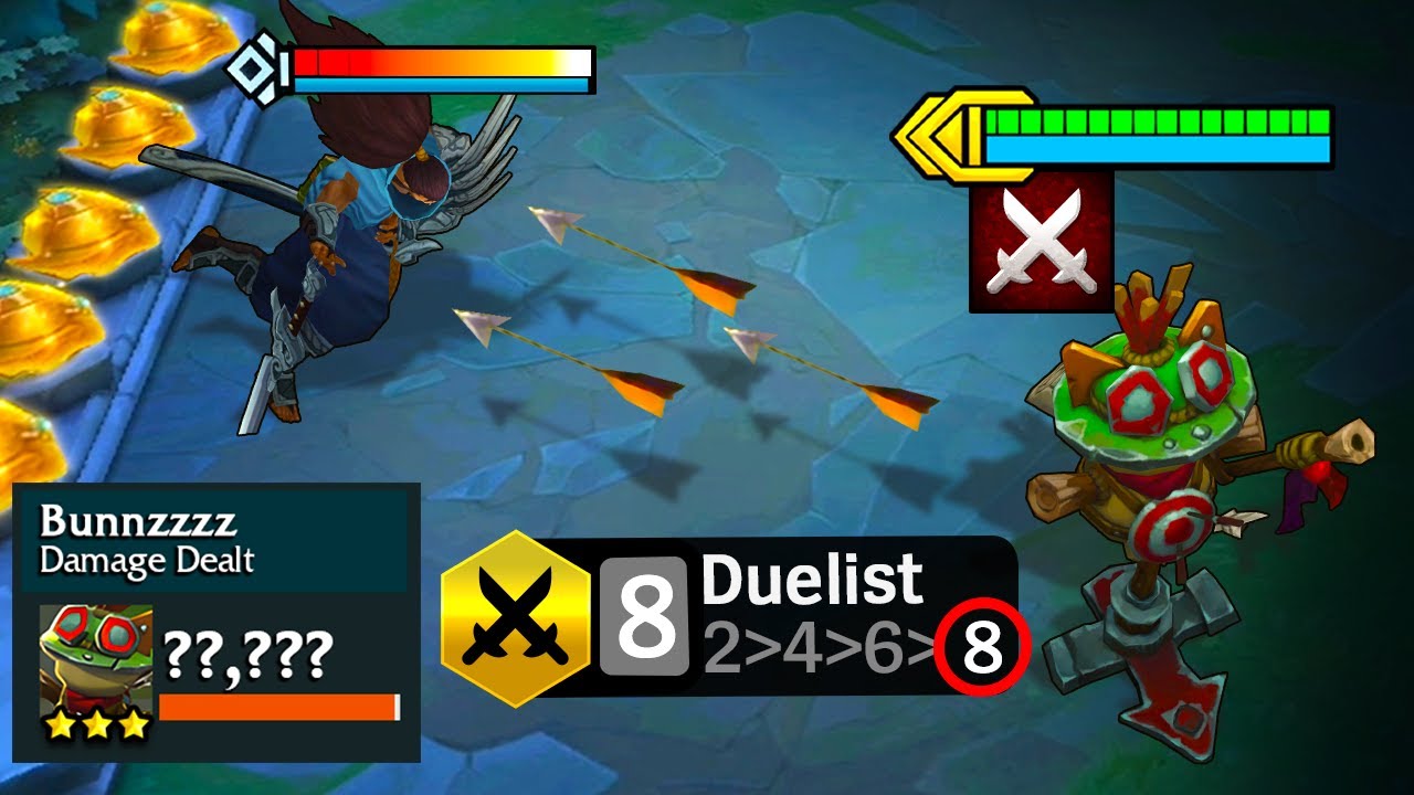 8 Duelist Target Dummy Attacks Enemies....