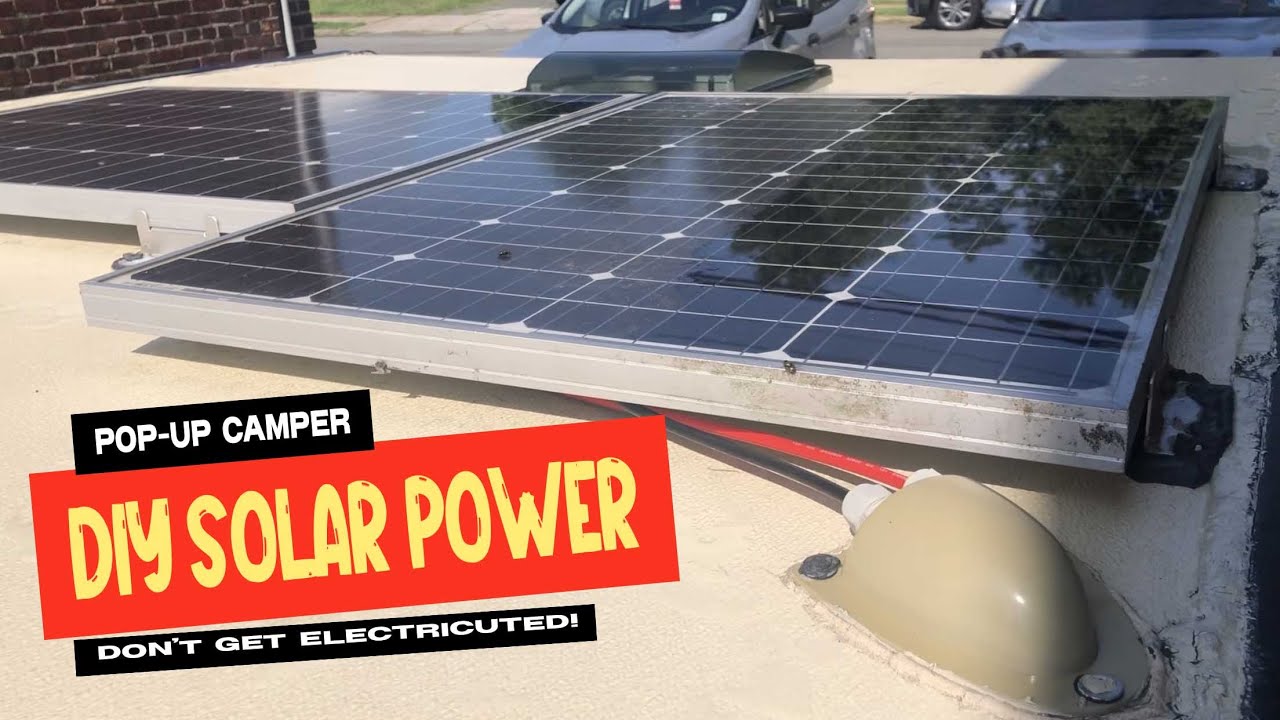 How We Supercharged Our Pop-Up Camper with SOLAR POWER DIY Upgrade #popupcamper #diy #automobile