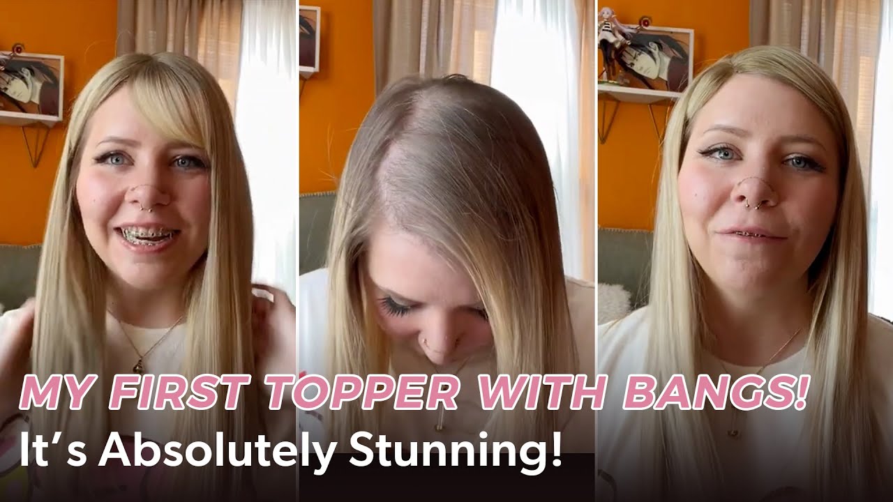 My First Topper with Bangs! It’s Absolutely Stunning! | UniWigs Amber