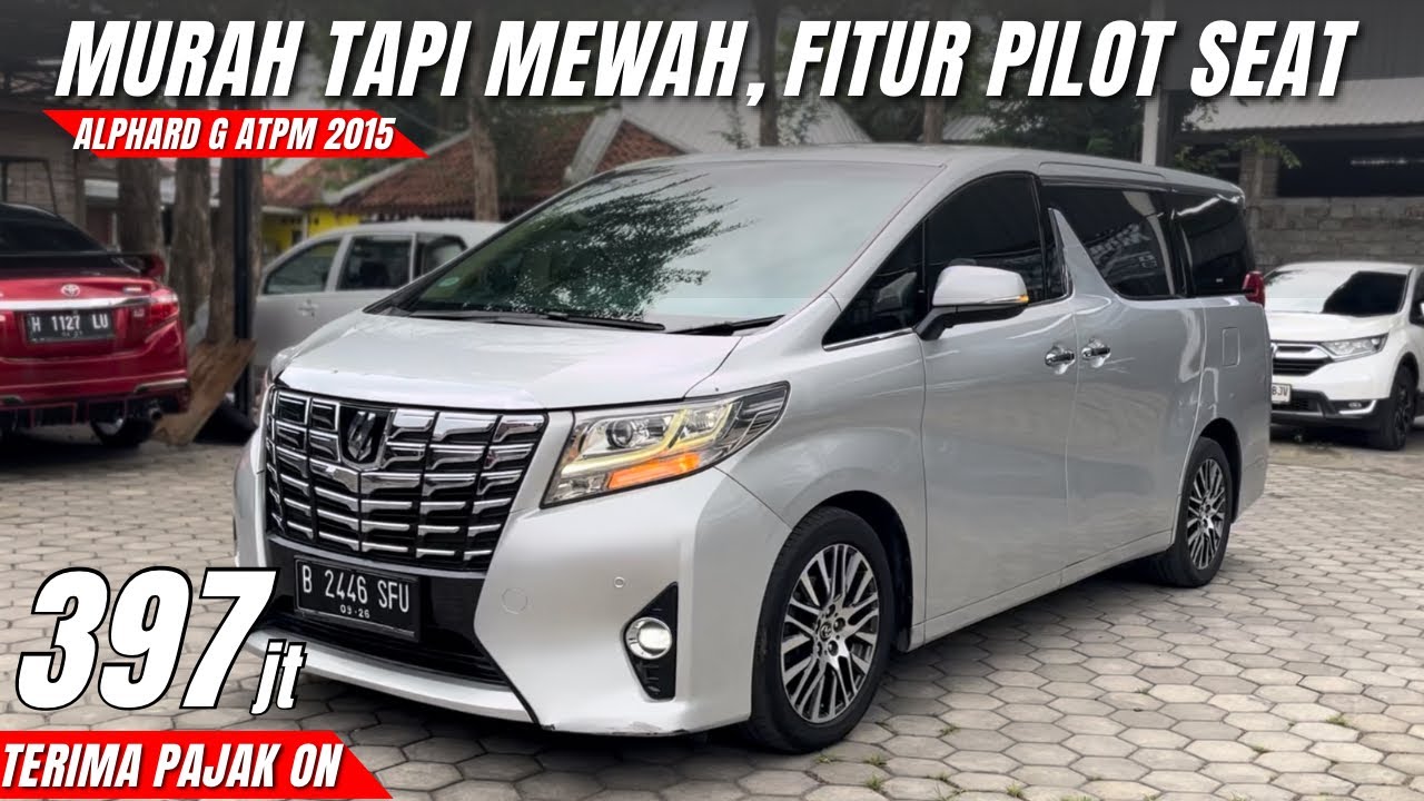ALPHARD TRANSFORMER ATPM 2015 HARGA 397jt || READY FOR SALE || GARASI NAP || JUAL MOBIL MORAH JOGJA 