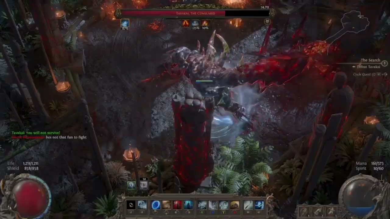 Path of Exile 2 - Hardcore Ice Strike Invoker vs. Tavakai, The Chieftain