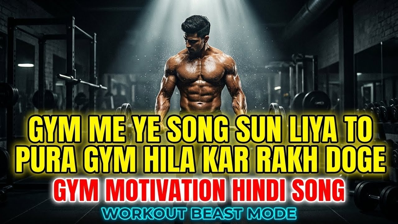 GYM Motivation Hindi Song | डर को हराकर आगे बढ़ना | Workout Beast Mode Viral Song. Ruhani Music 2025