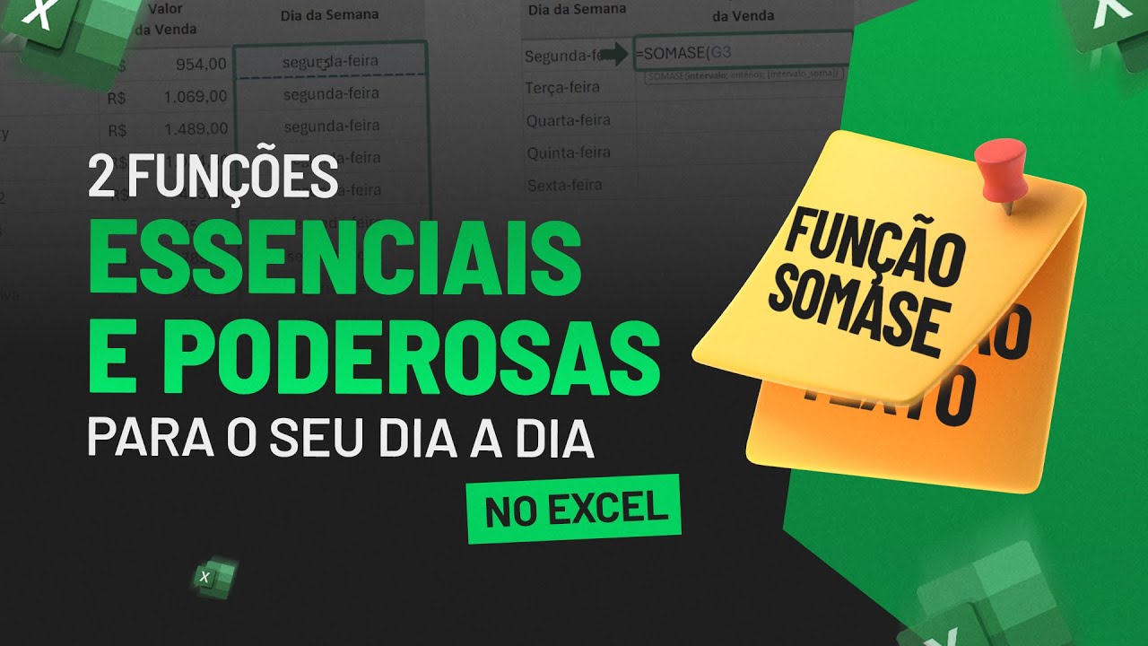 2 Funções Essenciais e Poderosas para seu o dia a dia no Excel
